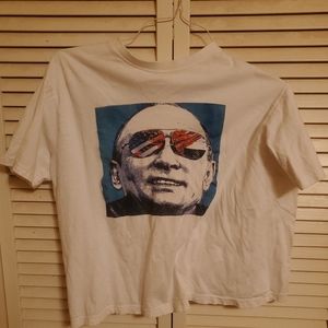 White Putin Graphic Shirt, S